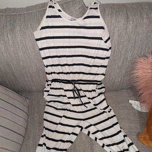Target black and white full body romper